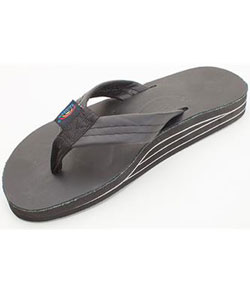 Double Layer Smooth Leather with Arch Support