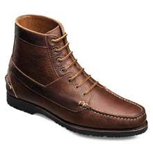 Allen Edmonds Yuma Brown Bison Leather Boots