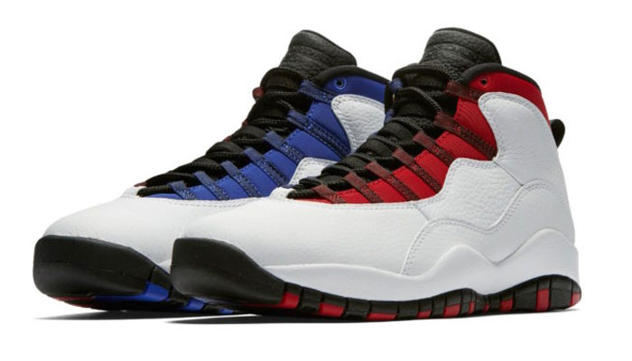 The Air Jordan 10 Red and Blue Version