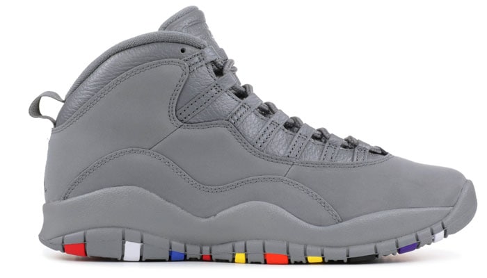 The Air Jordan Retro 10 Cool Grey Version