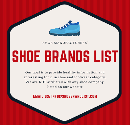 Complete list of all shoe manufacturers